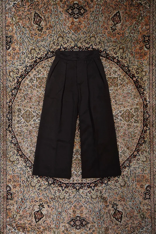 Omar Afridi REICH PLEATED TROUSERS (TOBACCO)