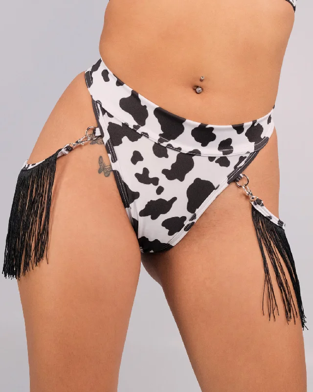 Rolita Couture X RW Cow Fringe Bottoms