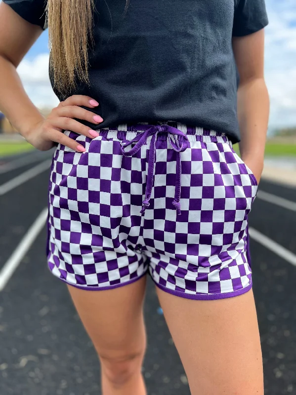 Sterling Kreek Purple Pep Rally Shorts