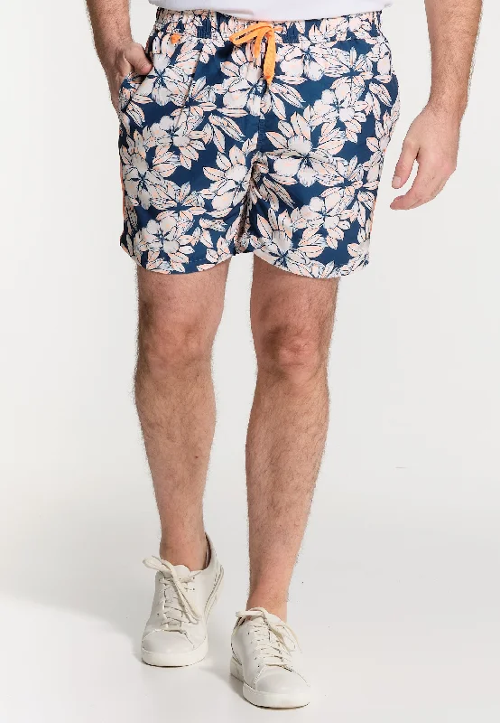 Maillot homme bleu marine végétal