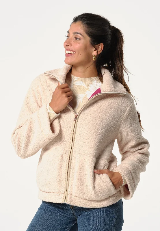 Polar femme beige à tirette