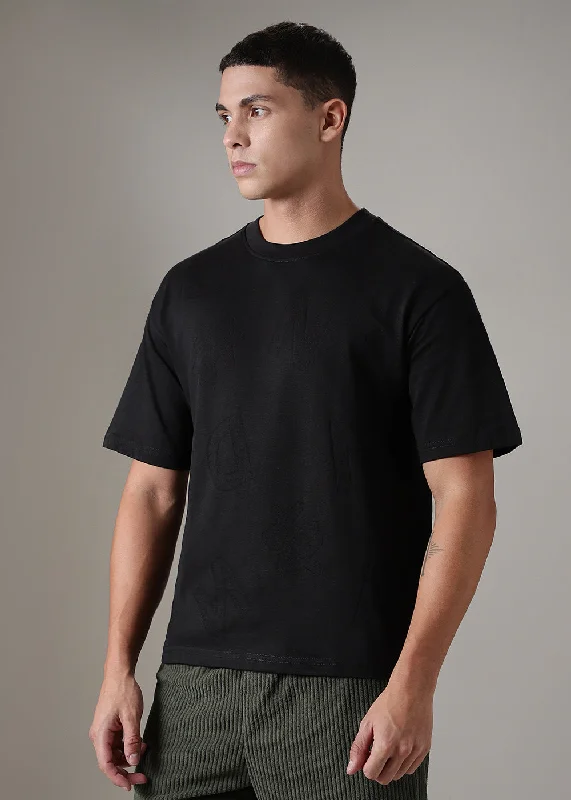 Alpha Black Oversized T-shirt