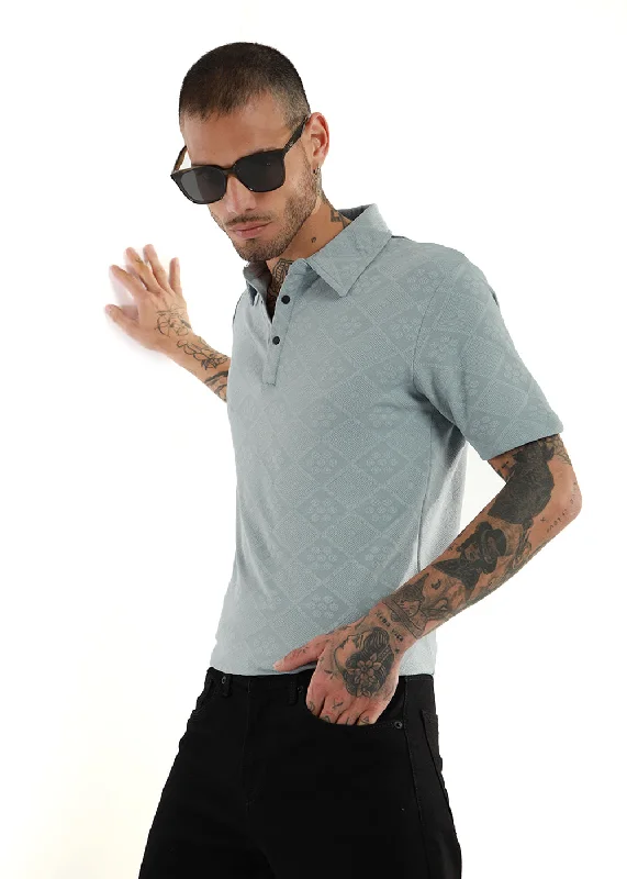 Premium Gray Polo T-shirt