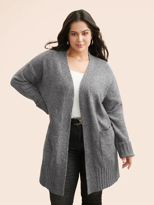 Airy Cozy Long Open Cardigan