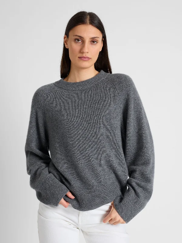 Cashmere sweater "Signy" - dark grey