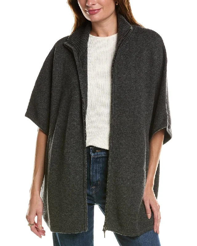 Forte Cashmere Mock Wool & Cashmere-Blend Cardigan