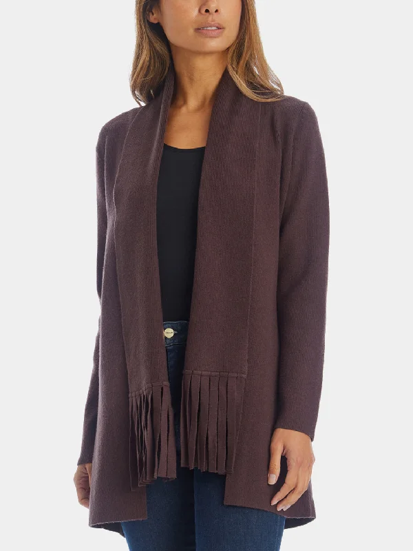 Fringe Open Cardigan