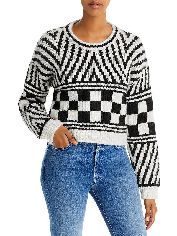 Itsy Womens Alpaca Blend Knit Pullover Sweater