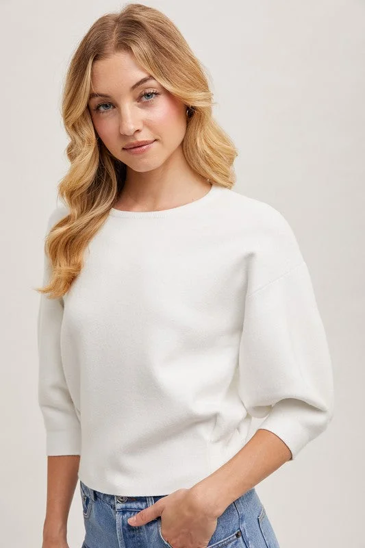 Kelsey Puff Sleeved Sweater