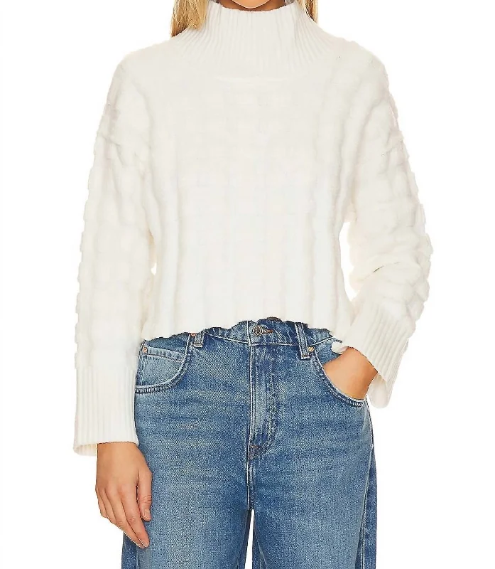 Soul Searcher Moc Sweater In Ivory