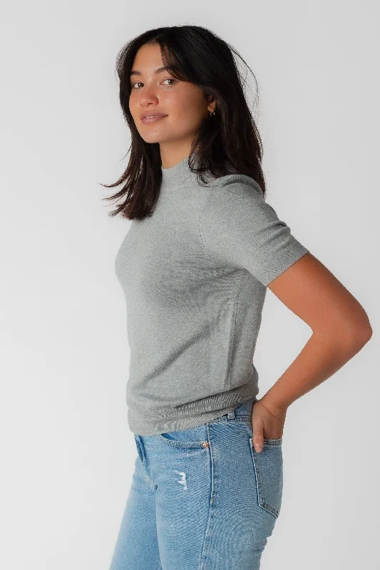 Stella Soft Mock Neck Sweater