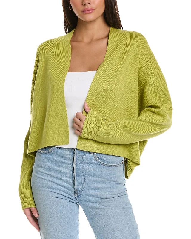 Theory Otto Crop Cashmere-Blend Cardigan