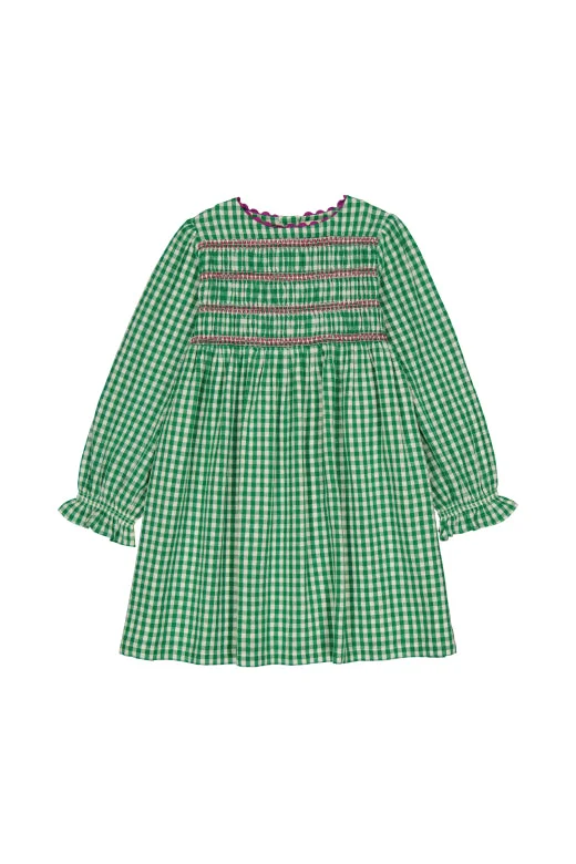 Malice dress Gingham Green