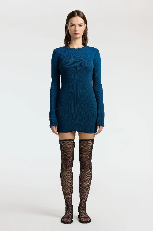 Verona Crewneck Mini Dress