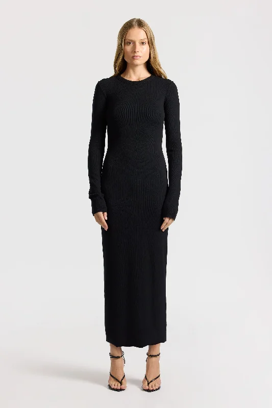 Verona Crewneck Maxi Dress