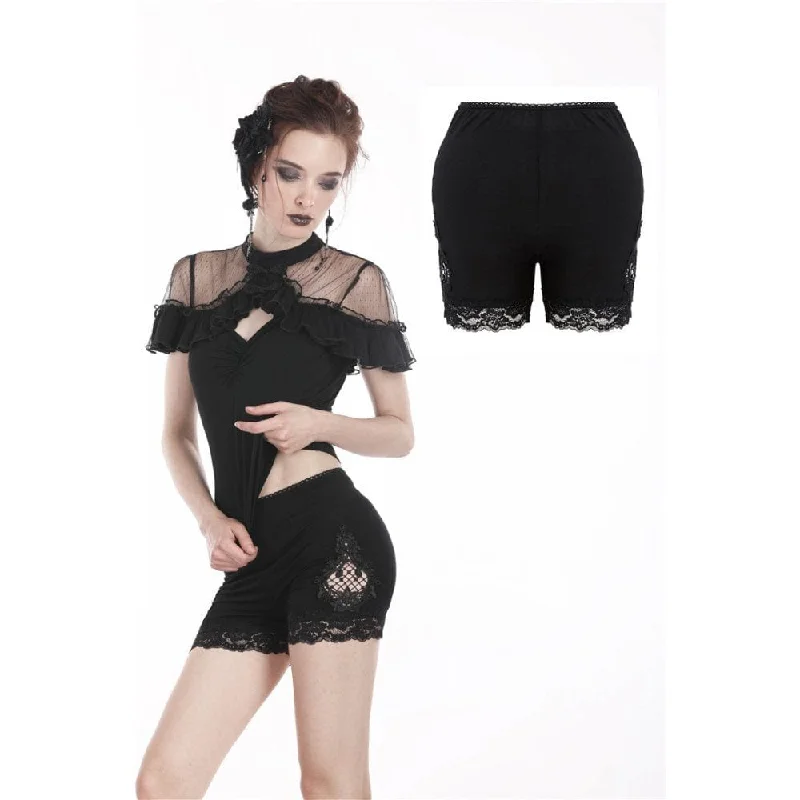 Women's Gothic Lace Shorts