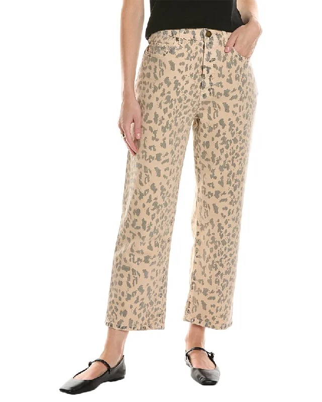 THE GREAT The Wayne Vintage Leopard Jean