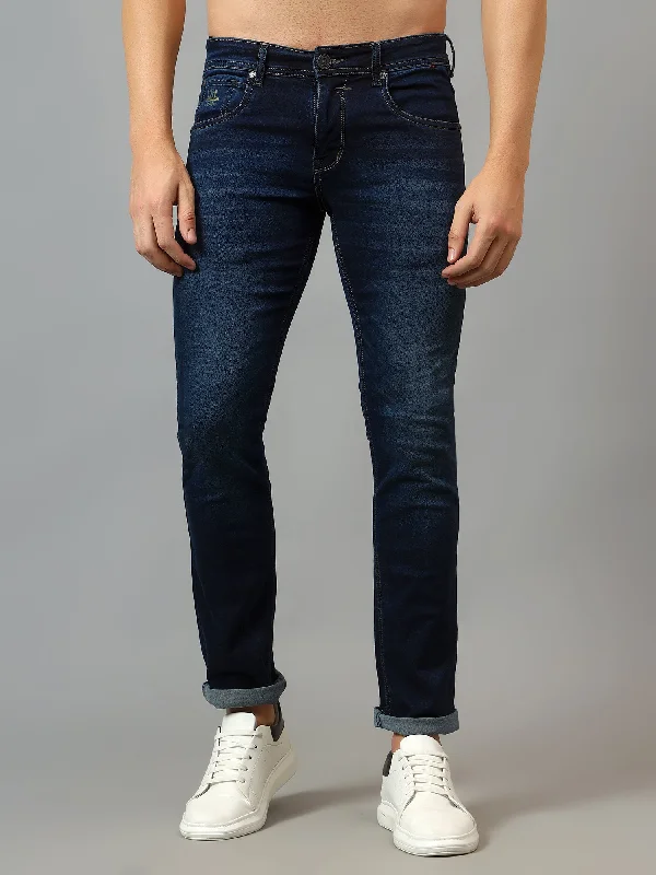 Men's Ultra Narrow fit Light Fade Dark Blue  Jeans